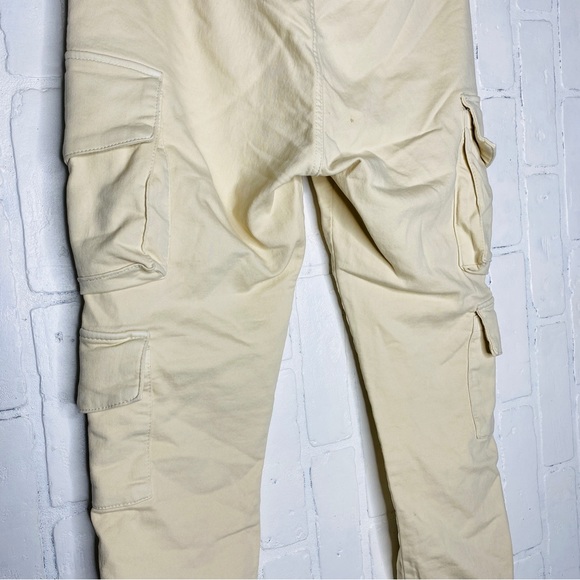 Zara Pants Zara Mens Stacked Pocket Skinny Jogger Cargo Pant Tan